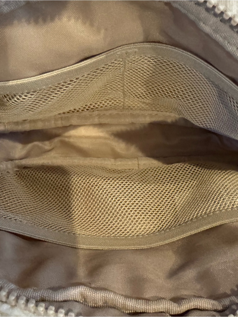 Lole Cream Sherpa Crossbody Belt Bag - Picture 2 of 2